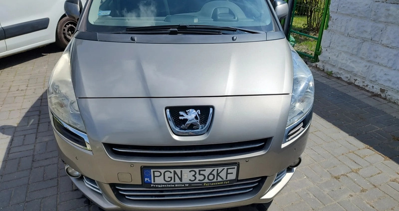 Peugeot 5008 cena 19900 przebieg: 296441, rok produkcji 2010 z Gniezno małe 106